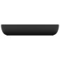vidaXL Lavabo de lujo de cerámica rectangular negro mate 71x38 cm vidaXL Lavabo de lujo de cerámica rectangular negro mate 71x38 cm