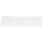 vidaXL Lavabo SMC blanco 400x220x90 mm