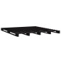 vidaXL Estructura de cama madera maciza de pino negro 135x190 cm vidaXL Estructura de cama madera maciza de pino negro 135x190 cm