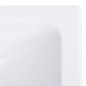 vidaXL Lavabo SMC blanco 400x220x90 mm