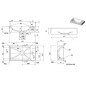 vidaXL Lavabo SMC blanco 400x220x90 mm