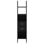 vidaXL Estantería de madera contrachapada negro 40x35x180 cm vidaXL Estantería de madera contrachapada negro 40x35x180 cm
