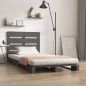 vidaXL Estructura de cama madera maciza de pino gris 100x200 cm vidaXL Estructura de cama madera maciza de pino gris 100x200 cm