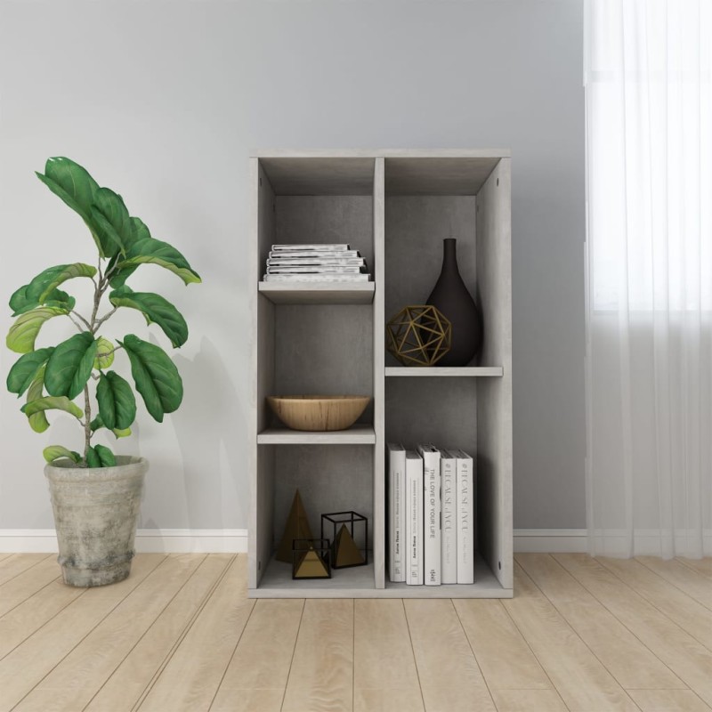 vidaXL Estantería/Aparador madera contrachapada gris 50x25x80 cm vidaXL Estantería/Aparador madera contrachapada gris 50x25x80 cm