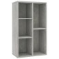 vidaXL Estantería/Aparador madera contrachapada gris 50x25x80 cm vidaXL Estantería/Aparador madera contrachapada gris 50x25x80 cm