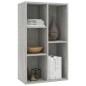 vidaXL Estantería/Aparador madera contrachapada gris 50x25x80 cm vidaXL Estantería/Aparador madera contrachapada gris 50x25x80 cm