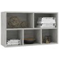 vidaXL Estantería/Aparador madera contrachapada gris 50x25x80 cm vidaXL Estantería/Aparador madera contrachapada gris 50x25x80 cm