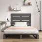 vidaXL Estructura de cama madera maciza de pino gris 100x200 cm vidaXL Estructura de cama madera maciza de pino gris 100x200 cm