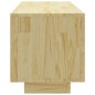 vidaXL Mueble de TV de madera maciza de pino 110x30x33,5 cm
