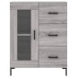 vidaXL Aparador alto madera contrachapada gris sonoma 69,5x34x180 cm vidaXL Aparador alto madera contrachapada gris sonoma 69,5x34x180 cm