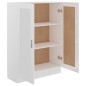 vidaXL Armario de libros contrachapada blanco brillo 82,5x30,5x115 cm vidaXL Armario de libros contrachapada blanco brillo 82,5x30,5x115 cm