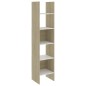vidaXL Estantería de madera contrachapada blanco y roble 40x35x180 cm vidaXL Estantería de madera contrachapada blanco y roble 40x35x180 cm
