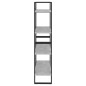 vidaXL Estantería de 4 niveles contrachapada gris hormigón 80x30x140cm vidaXL Estantería de 4 niveles contrachapada gris hormigón 80x30x140cm