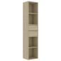 vidaXL Estantería madera contrachapada color roble Sonoma 36x30x171 cm vidaXL Estantería madera contrachapada color roble Sonoma 36x30x171 cm