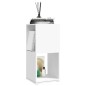 vidaXL Armario giratorio aglomerado blanco 34,5x34,5x75,5 cm vidaXL Armario giratorio aglomerado blanco 34,5x34,5x75,5 cm
