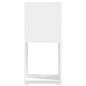 vidaXL Armario giratorio aglomerado blanco 34,5x34,5x75,5 cm vidaXL Armario giratorio aglomerado blanco 34,5x34,5x75,5 cm