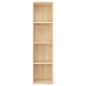 vidaXL Estantería libros/mueble TV contrachapada roble 36x30x143 cm vidaXL Estantería libros/mueble TV contrachapada roble 36x30x143 cm