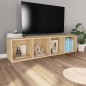 vidaXL Estantería libros/mueble TV contrachapada roble 36x30x143 cm vidaXL Estantería libros/mueble TV contrachapada roble 36x30x143 cm