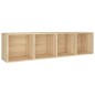 vidaXL Estantería libros/mueble TV contrachapada roble 36x30x143 cm vidaXL Estantería libros/mueble TV contrachapada roble 36x30x143 cm