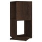 vidaXL Armario giratorio aglomerado roble ahumado 34,5x34,5x75,5 cm vidaXL Armario giratorio aglomerado roble ahumado 34,5x34,5x75,5 cm