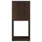 vidaXL Armario giratorio aglomerado roble ahumado 34,5x34,5x75,5 cm vidaXL Armario giratorio aglomerado roble ahumado 34,5x34,5x75,5 cm