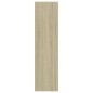 vidaXL Estantería 3 niveles contrachapada color roble 40x30x114cm vidaXL Estantería 3 niveles contrachapada color roble 40x30x114cm