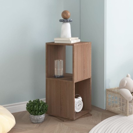 vidaXL Armario giratorio aglomerado roble Sonoma 34,5x34,5x75,5 cm