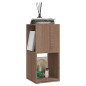 vidaXL Armario giratorio aglomerado roble Sonoma 34,5x34,5x75,5 cm vidaXL Armario giratorio aglomerado roble Sonoma 34,5x34,5x75,5 cm