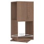 vidaXL Armario giratorio aglomerado roble Sonoma 34,5x34,5x75,5 cm vidaXL Armario giratorio aglomerado roble Sonoma 34,5x34,5x75,5 cm
