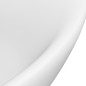 vidaXL Lavabo lujoso con rebosadero cerámica blanco mate 58,5x39 cm vidaXL Lavabo lujoso con rebosadero cerámica blanco mate 58,5x39 cm