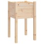 vidaXL Jardineras 2 uds madera maciza de pino 40x40x70 cm