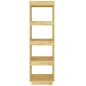 vidaXL Estantería/divisor de espacios madera maciza pino 40x35x135 cm vidaXL Estantería/divisor de espacios madera maciza pino 40x35x135 cm