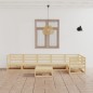 vidaXL Juego de muebles de jardín 7 piezas madera maciza de pino vidaXL Juego de muebles de jardín 7 piezas madera maciza de pino