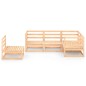 vidaXL Juego de muebles de jardín 5 piezas madera maciza de pino vidaXL Juego de muebles de jardín 5 piezas madera maciza de pino