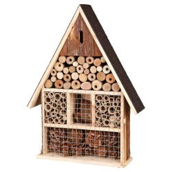 TRIXIE Hotel de insectos madera de corteza 35x50x9 cm
