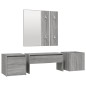 vidaXL Set de muebles de recibidor madera contrachapada gris Sonoma vidaXL Set de muebles de recibidor madera contrachapada gris Sonoma