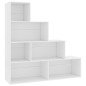 vidaXL Estantería/divisor madera contrachapada blanco 155x24x160 cm vidaXL Estantería/divisor madera contrachapada blanco 155x24x160 cm