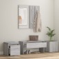 vidaXL Set de muebles de recibidor madera contrachapada gris Sonoma vidaXL Set de muebles de recibidor madera contrachapada gris Sonoma