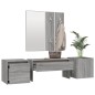 vidaXL Set de muebles de recibidor madera contrachapada gris Sonoma vidaXL Set de muebles de recibidor madera contrachapada gris Sonoma