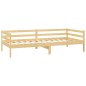 vidaXL Sofá cama con colchón madera de pino maciza 90x200 cm vidaXL Sofá cama con colchón madera de pino maciza 90x200 cm