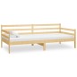 vidaXL Sofá cama con colchón madera de pino maciza 90x200 cm vidaXL Sofá cama con colchón madera de pino maciza 90x200 cm