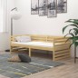 vidaXL Sofá cama con colchón madera de pino maciza 90x200 cm vidaXL Sofá cama con colchón madera de pino maciza 90x200 cm