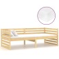 vidaXL Sofá cama con colchón madera de pino maciza 90x200 cm vidaXL Sofá cama con colchón madera de pino maciza 90x200 cm