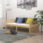 vidaXL Sofá cama con colchón madera de pino maciza 90x200 cm vidaXL Sofá cama con colchón madera de pino maciza 90x200 cm