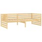 vidaXL Sofá cama con colchón madera de pino maciza 90x200 cm vidaXL Sofá cama con colchón madera de pino maciza 90x200 cm