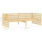 vidaXL Sofá cama con colchón madera de pino maciza 90x200 cm vidaXL Sofá cama con colchón madera de pino maciza 90x200 cm