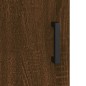 vidaXL Aparador alto madera contrachapada marrón roble 69,5x34x180 cm