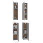 vidaXL Muebles TV 4 uds madera contrachapada gris Sonoma 30,5x30x110cm vidaXL Muebles TV 4 uds madera contrachapada gris Sonoma 30,5x30x110cm