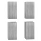 vidaXL Muebles TV 4 uds madera contrachapada gris Sonoma 30,5x30x60 cm vidaXL Muebles TV 4 uds madera contrachapada gris Sonoma 30,5x30x60 cm