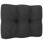vidaXL Muebles de jardín 12 pzas con cojines antracita madera maciza vidaXL Muebles de jardín 12 pzas con cojines antracita madera maciza